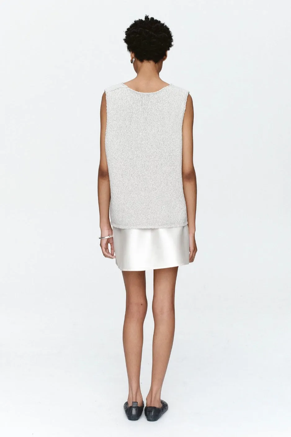 Nya Vest Grey Marle