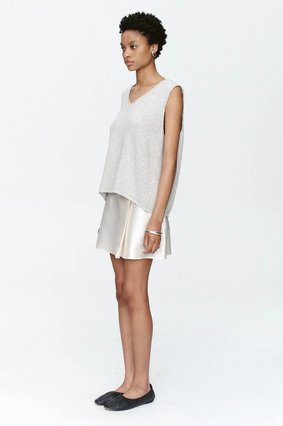 Nya Vest Grey Marle