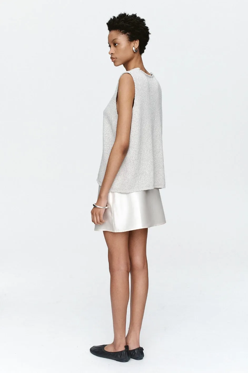 Nya Vest Grey Marle