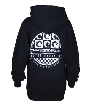 OBX Wall Youth Zip Hooded Sweatshirt
