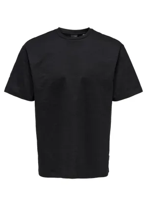 Only & Sons T-Shirt Uomo Fred nera
