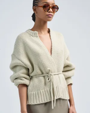 open cardigan