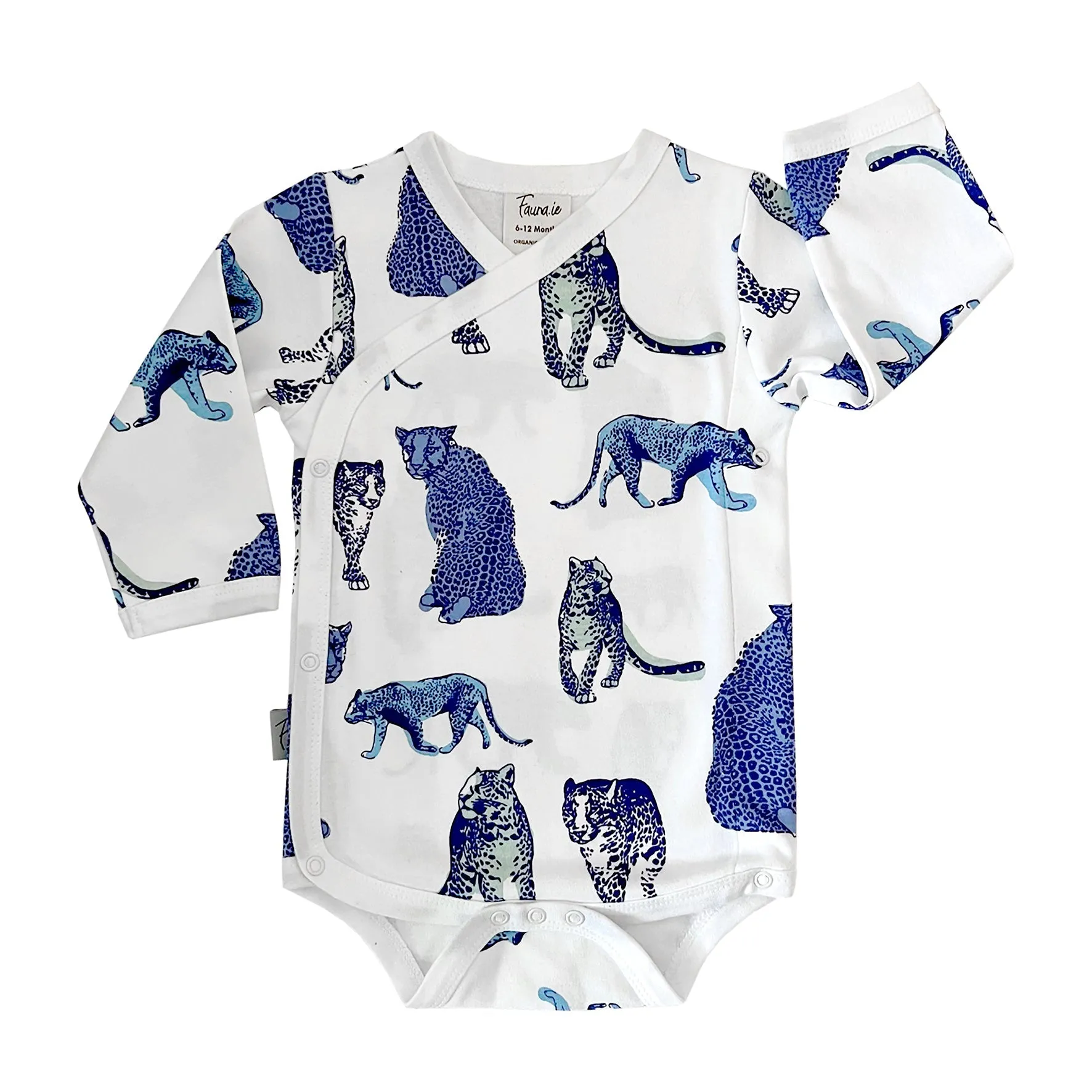 Organic Cotton Baby Bodysuit | Kimono Style | High Tea