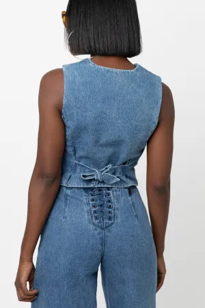 Organic Cotton Denim Vest
