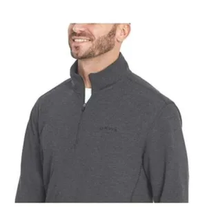 Orvis Men Quarter Zip Sweatshirt-Dark gray