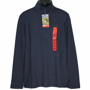 Orvis Men Quarter Zip Sweatshirt-Navy