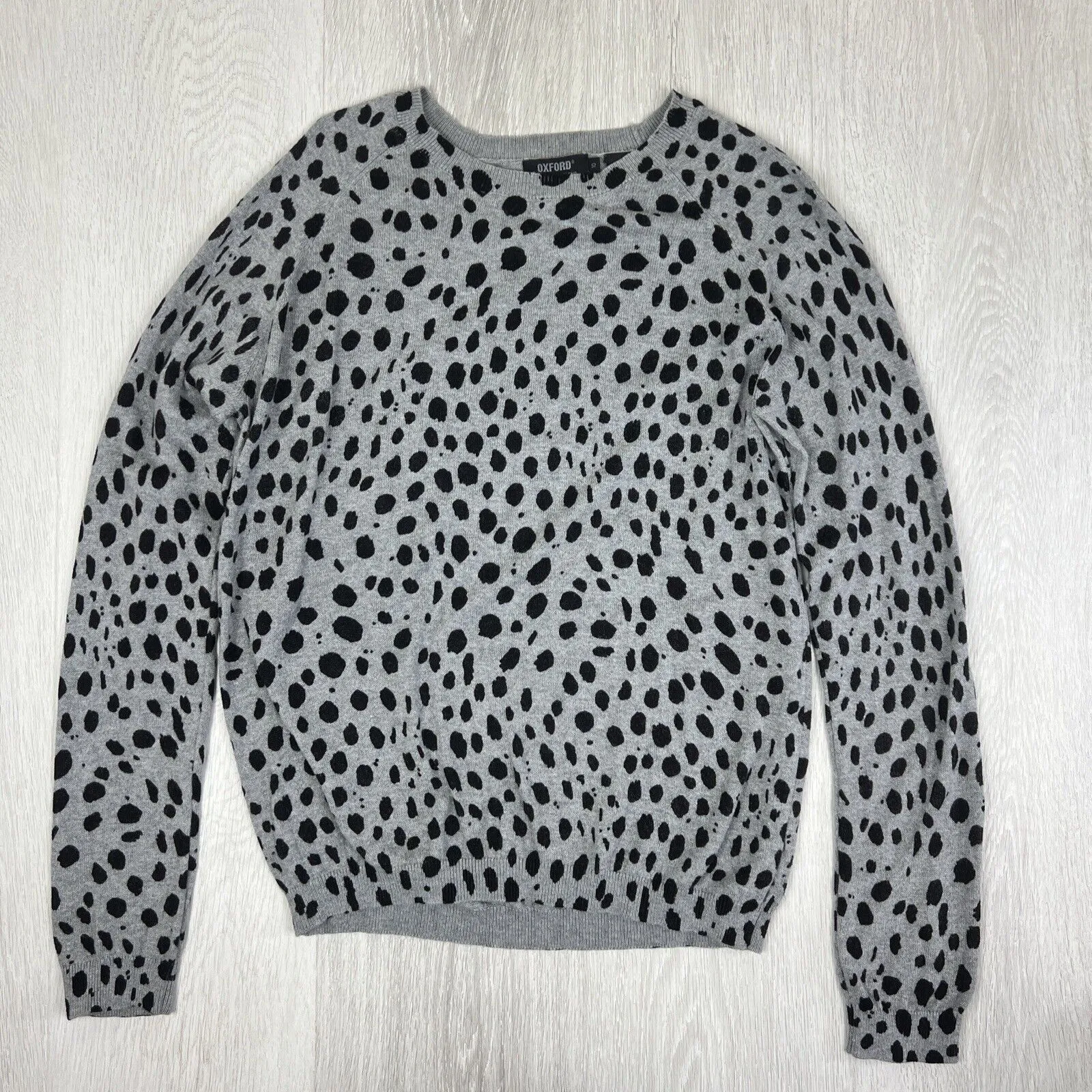 Oxford Womens Cashmere Blend Womens Knit Sweater Size 10