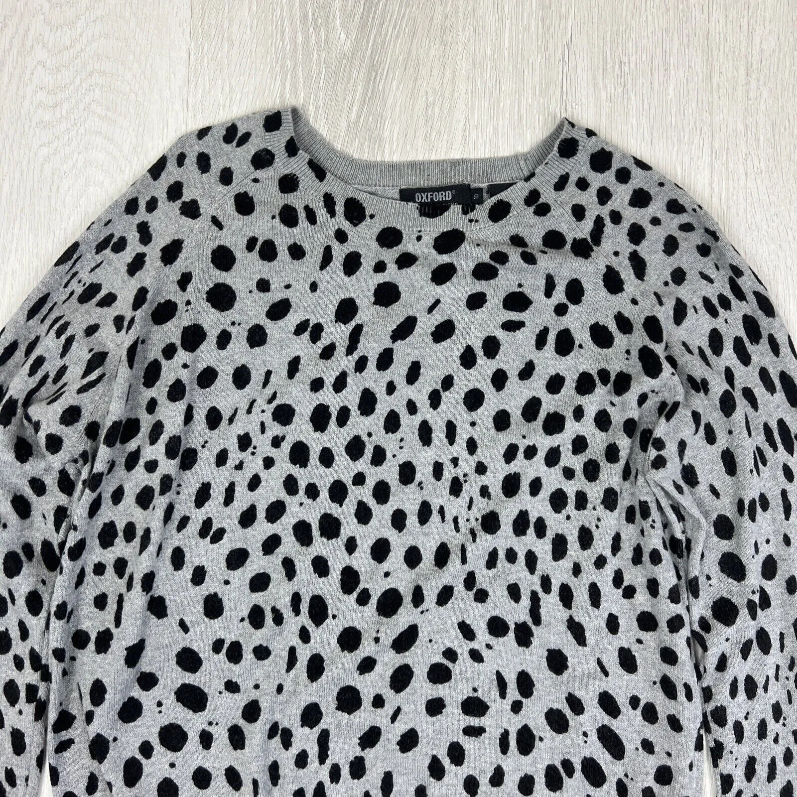 Oxford Womens Cashmere Blend Womens Knit Sweater Size 10