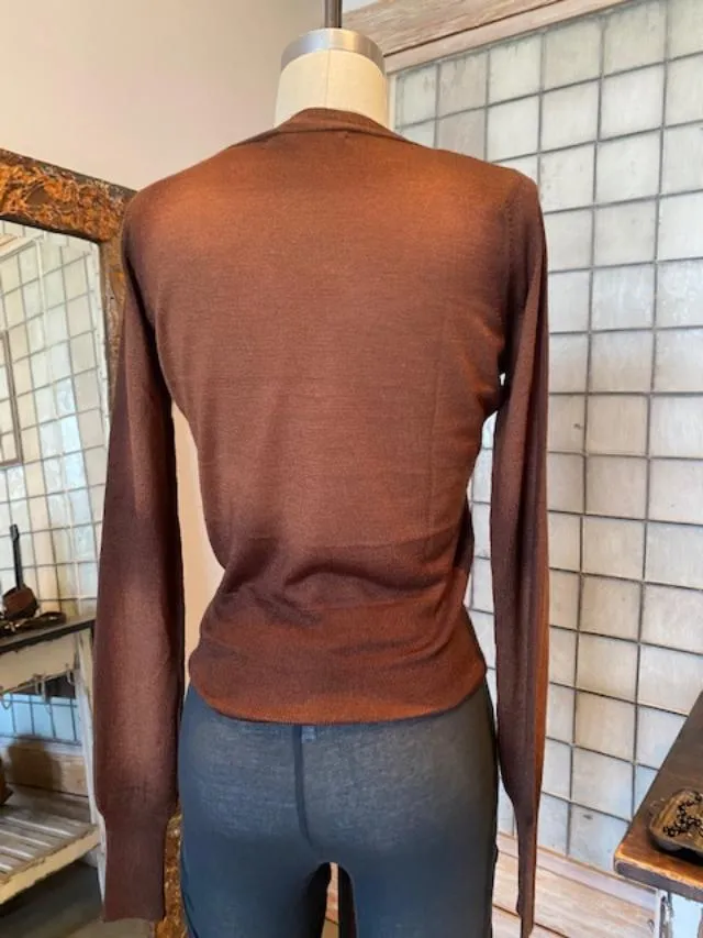 Parker Blue Lolita Cashmere Cardigan Sweater