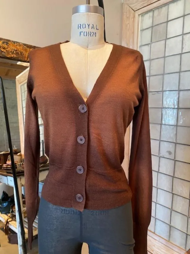 Parker Blue Lolita Cashmere Cardigan Sweater