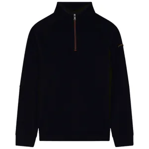 Paul & Shark Stretch Cotton Half Zip Sweat - Navy