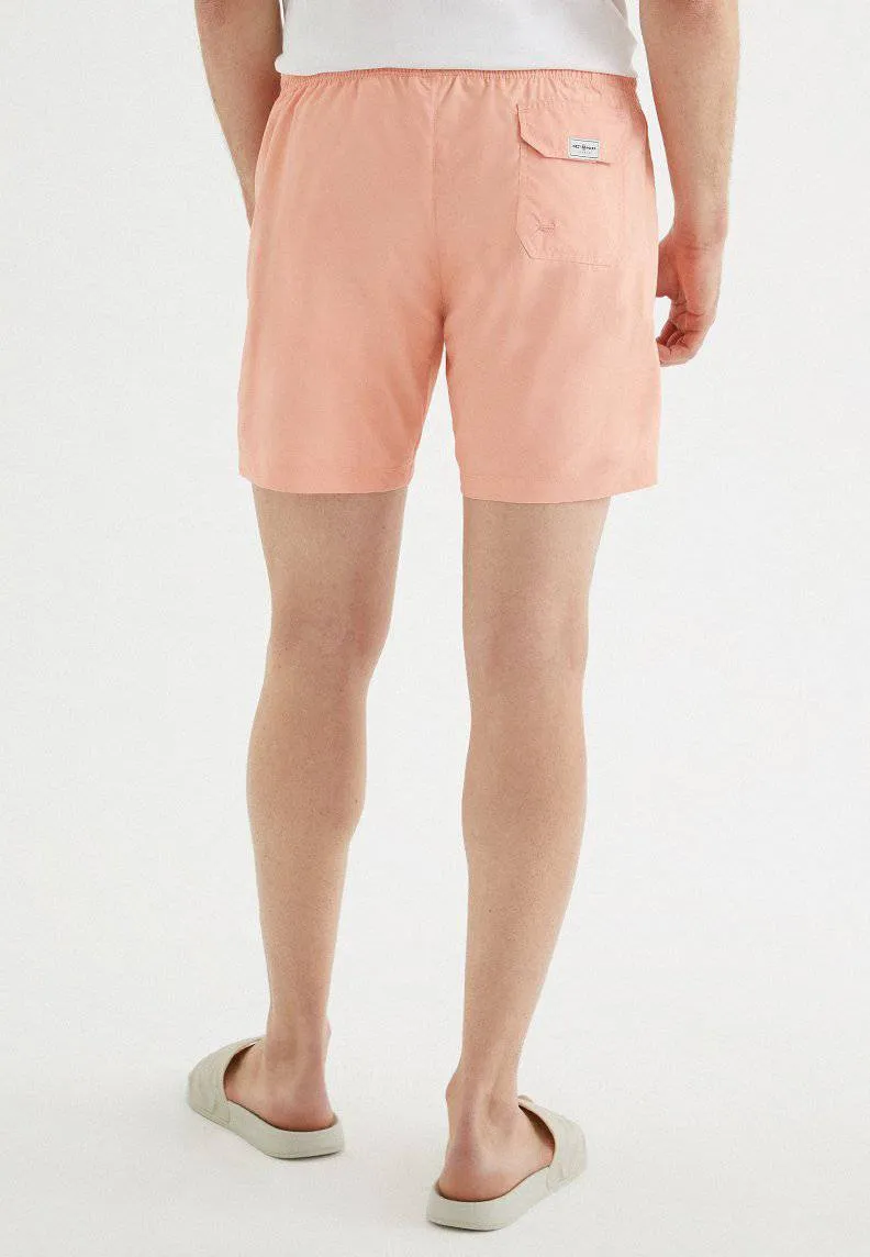 Pembe Basic Regular Fit Erkek Deniz Şortu SOLID