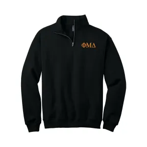Phi Mu Delta Quarter Zip Sweatshirt