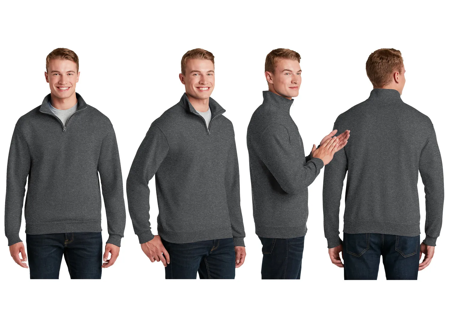 Phi Sigma Pi Quarter Zip - Letters