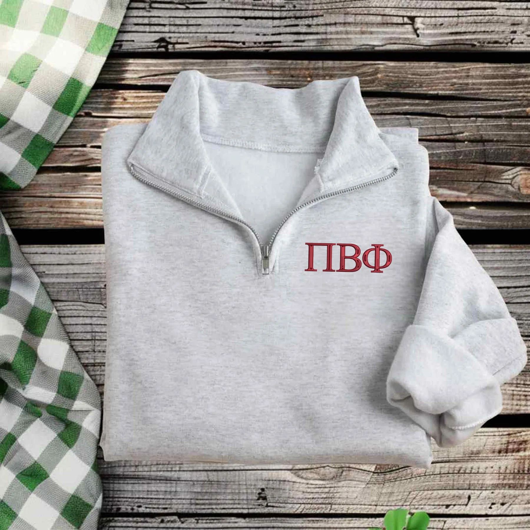 Pi Beta Phi Qzip Sweatshirt