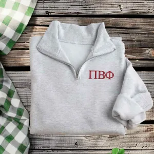 Pi Beta Phi Qzip Sweatshirt
