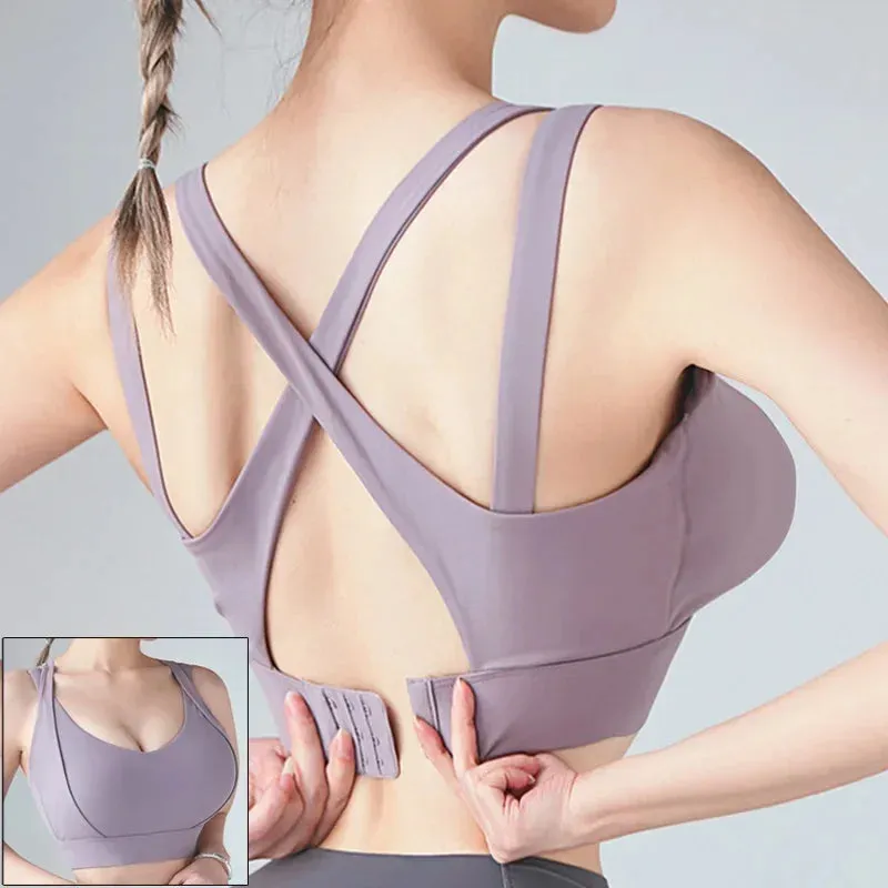 Plus Size Cloud Hide Yoga Bra for Women