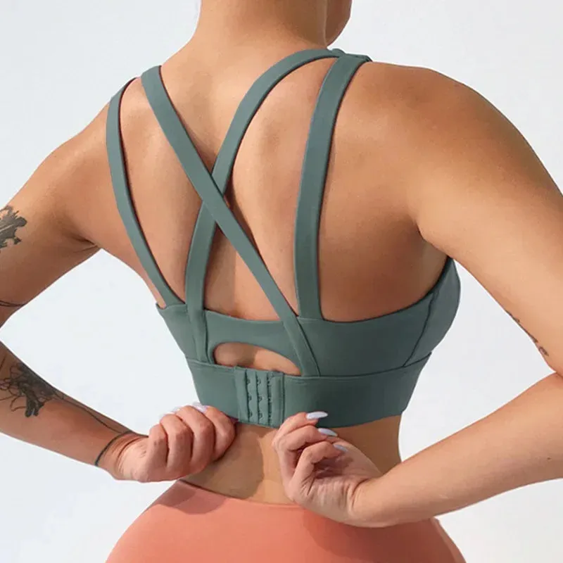 Plus Size Cloud Hide Yoga Bra for Women