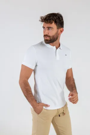 Polo Garment Dyed Blanco