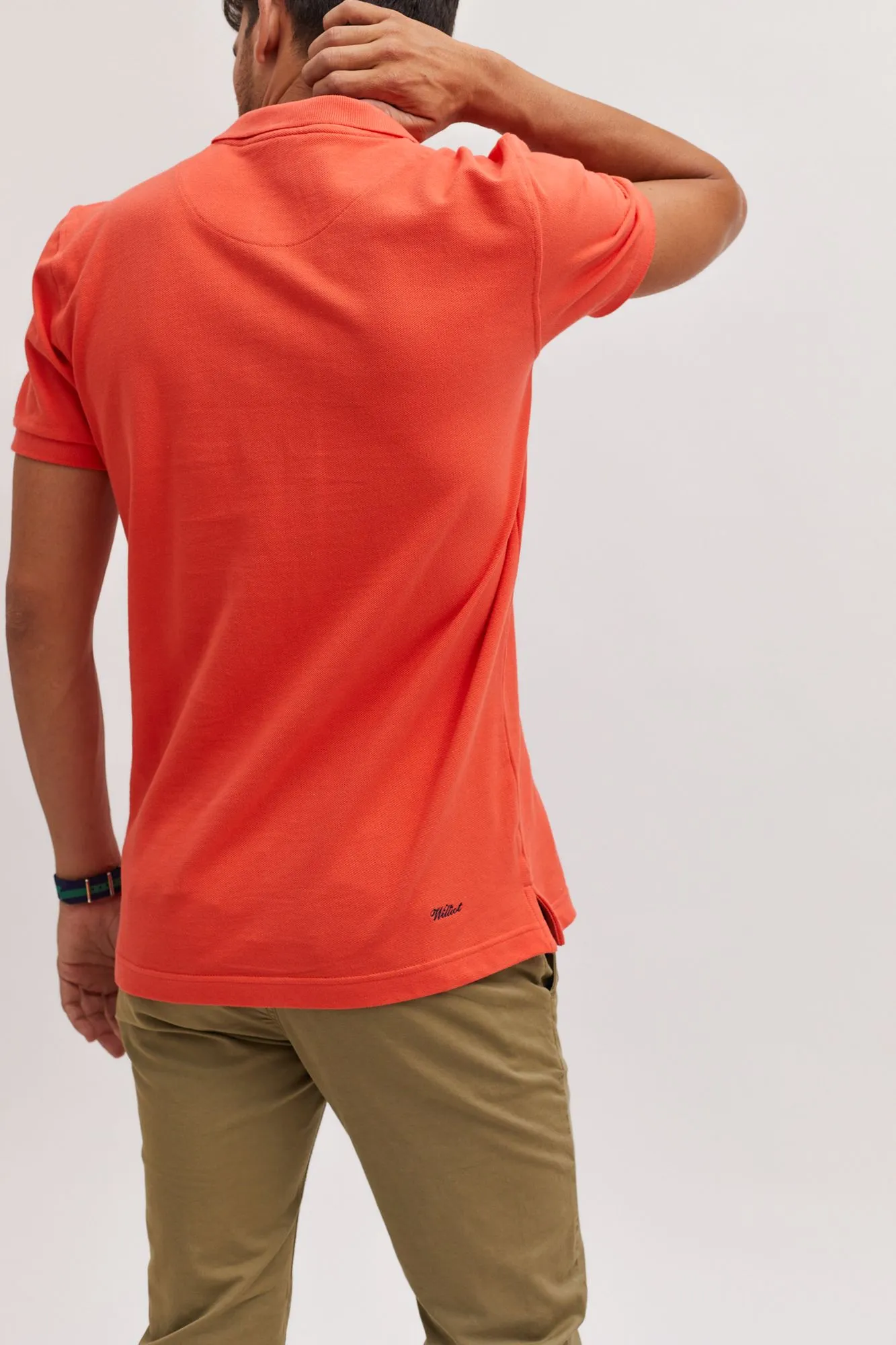 Polo Garment Dyed Coral