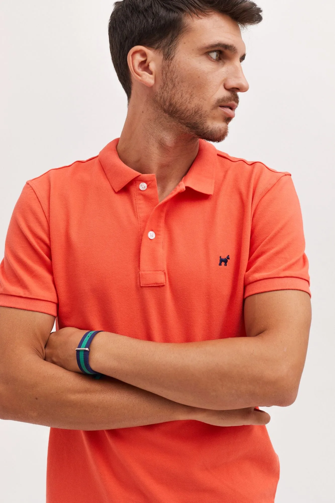 Polo Garment Dyed Coral