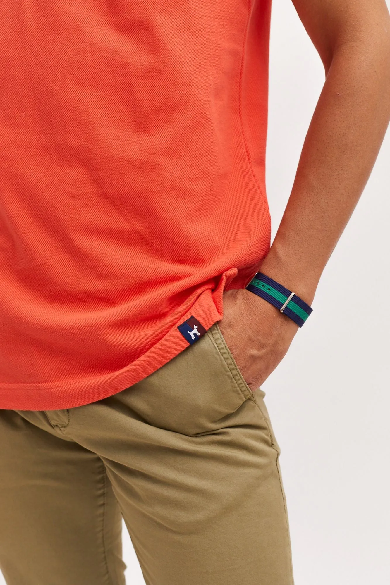 Polo Garment Dyed Coral