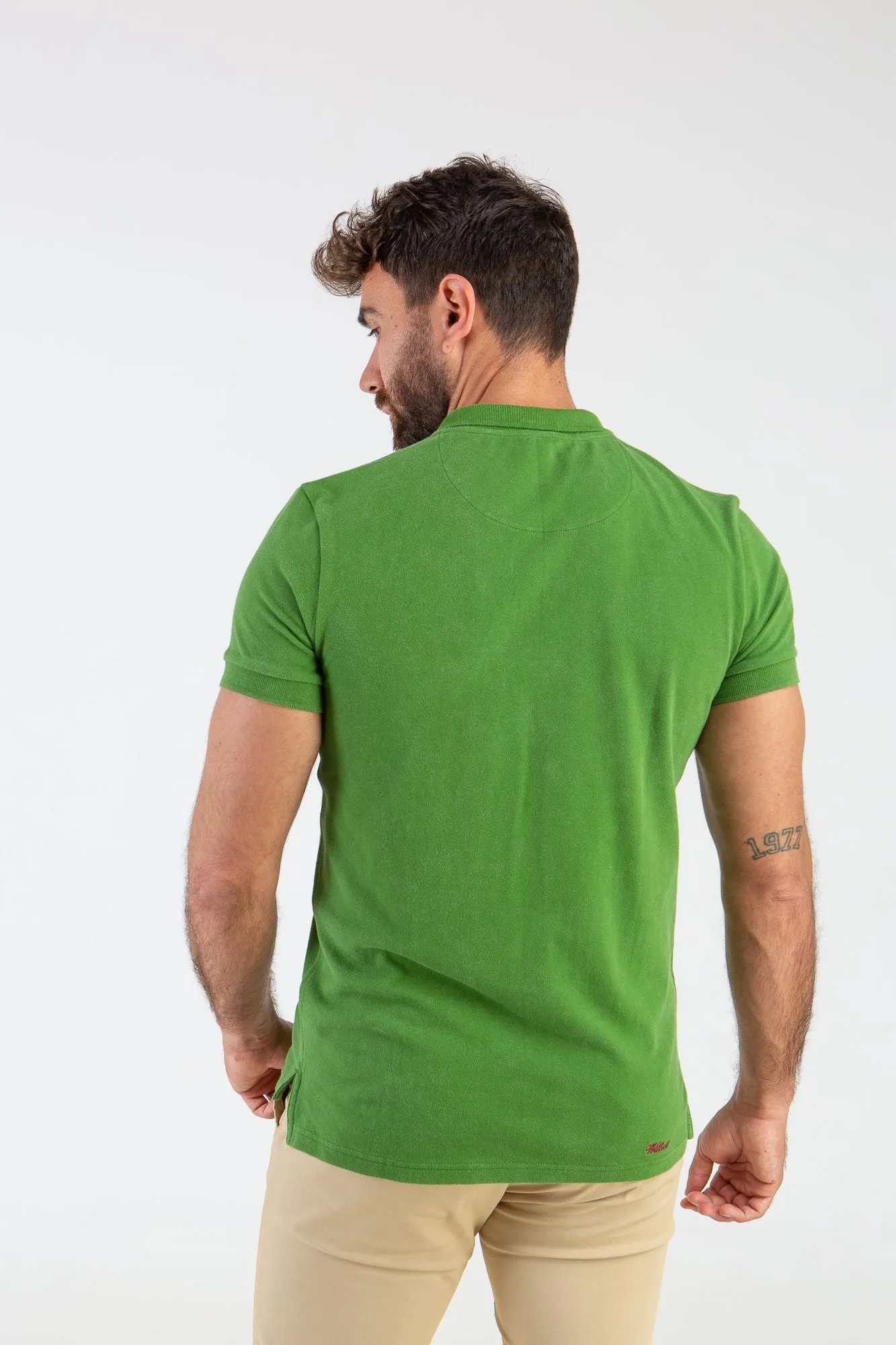Polo Garment Dyed Kaki