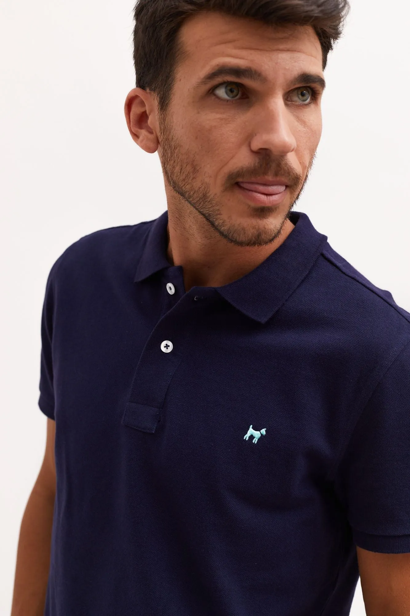 Polo Garment Dyed Marino