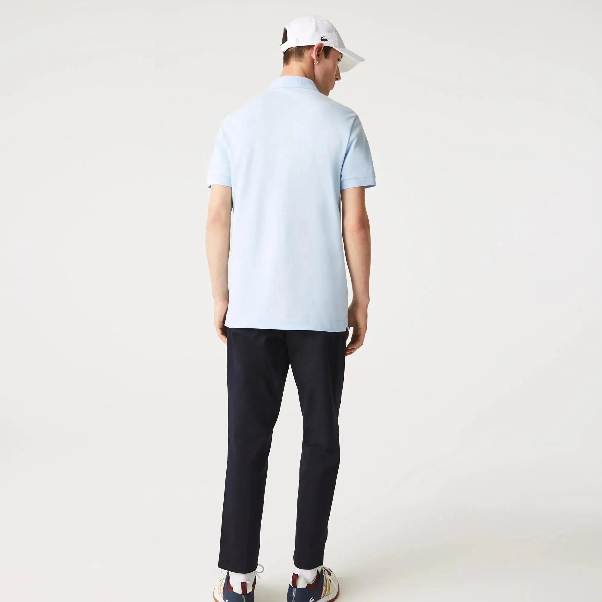 Polo Lacoste Paris Regular Fit Bleu Clair