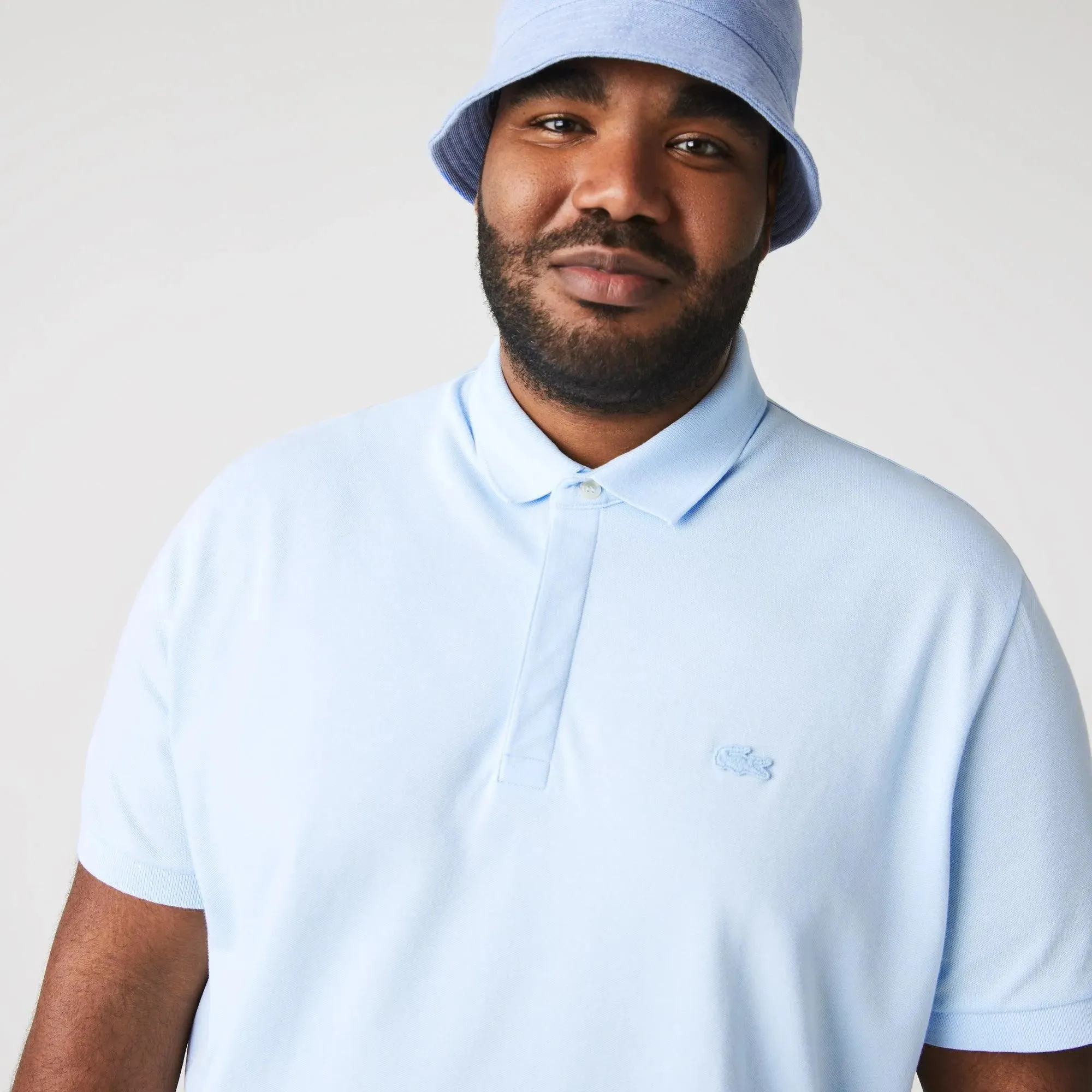 Polo Lacoste Paris Regular Fit Bleu Clair