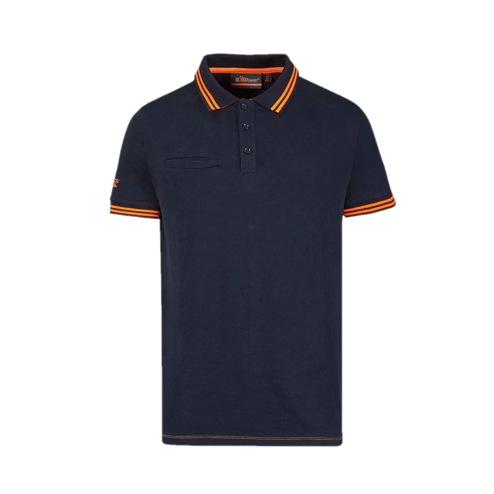 Polo manica corta estiva colore giallo, arancio o verde taglie da M a 2XL Upower WAY