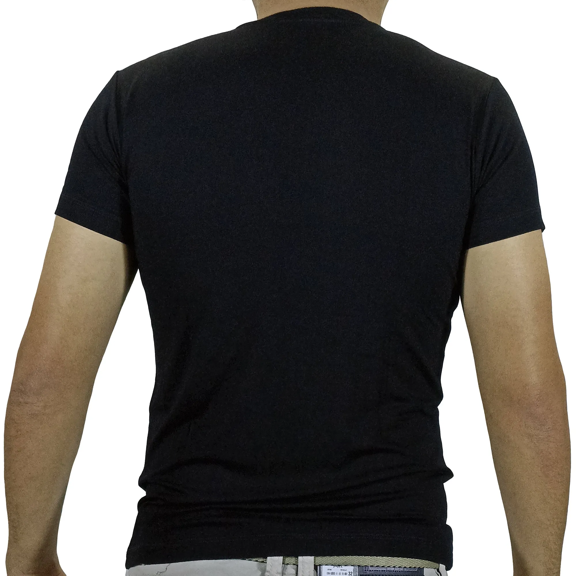 Polo Moda Lycrado Para Hombre - Negro