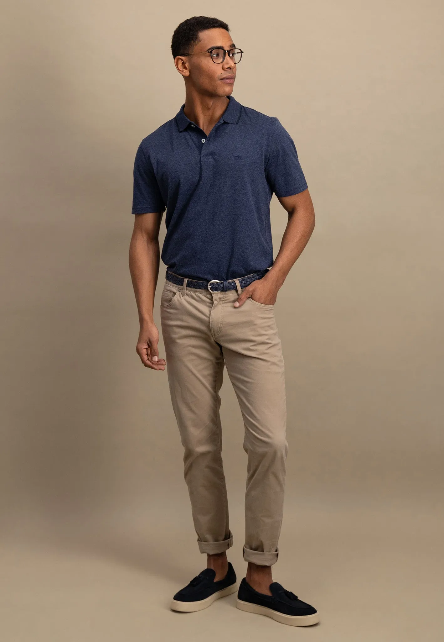 Poloshirt aus Baumwolle mit Logo Detail