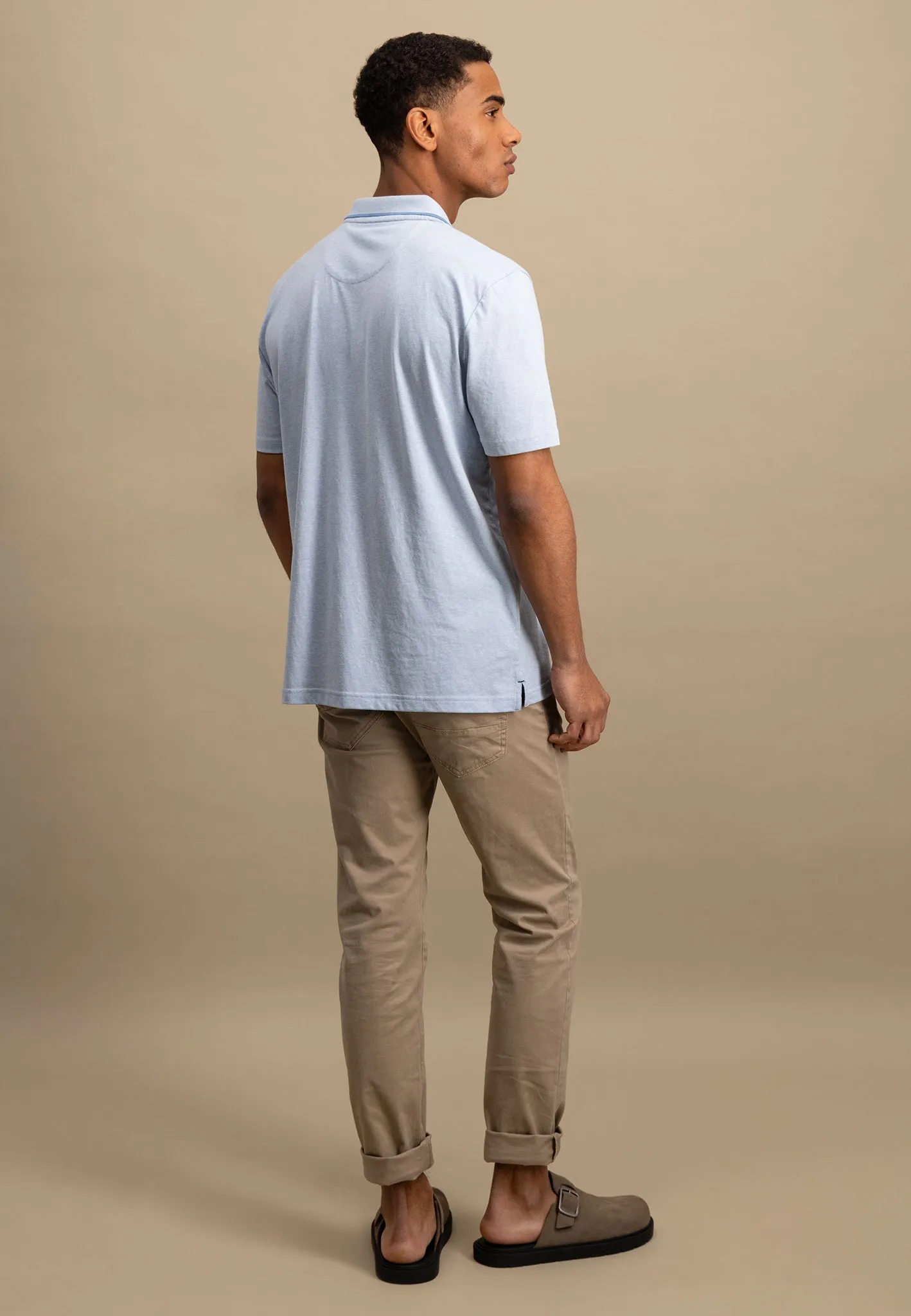 Poloshirt aus Baumwolle mit Logo Detail