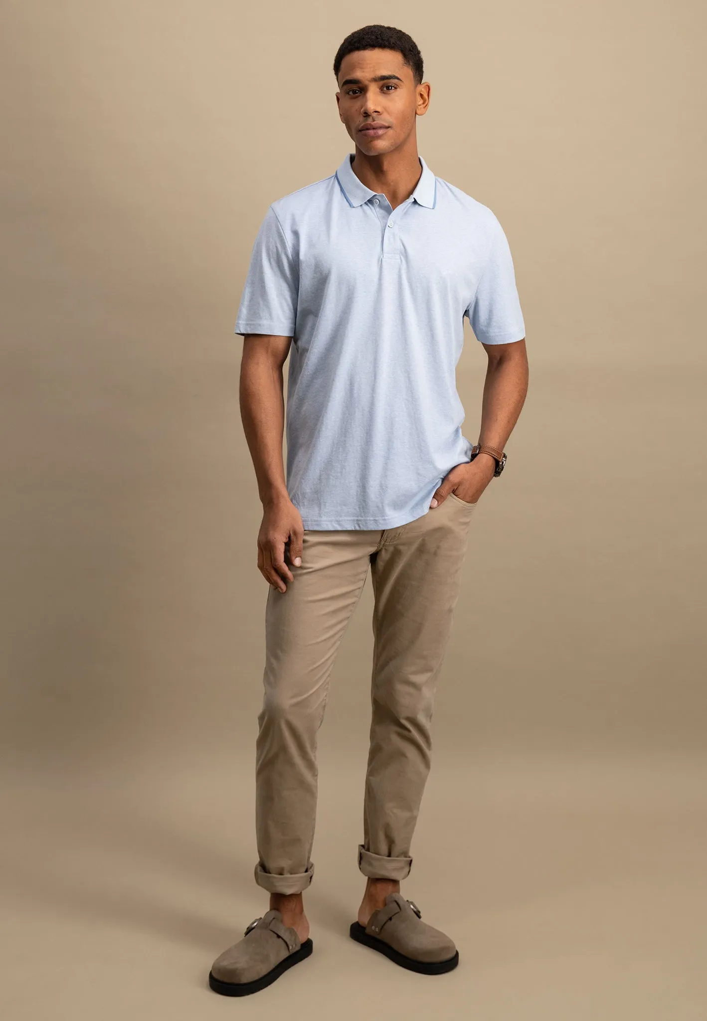 Poloshirt aus Baumwolle mit Logo Detail