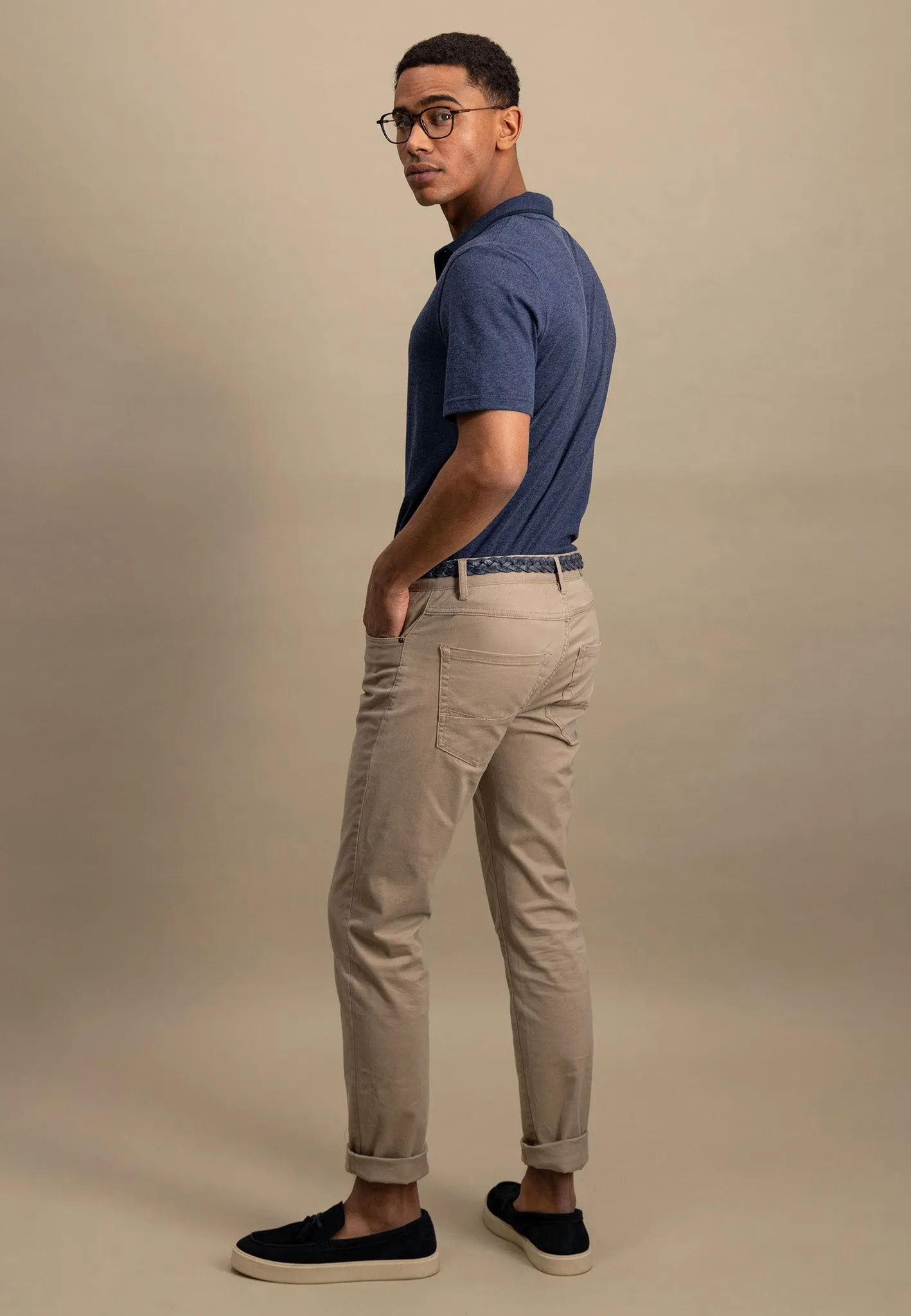 Poloshirt aus Baumwolle mit Logo Detail