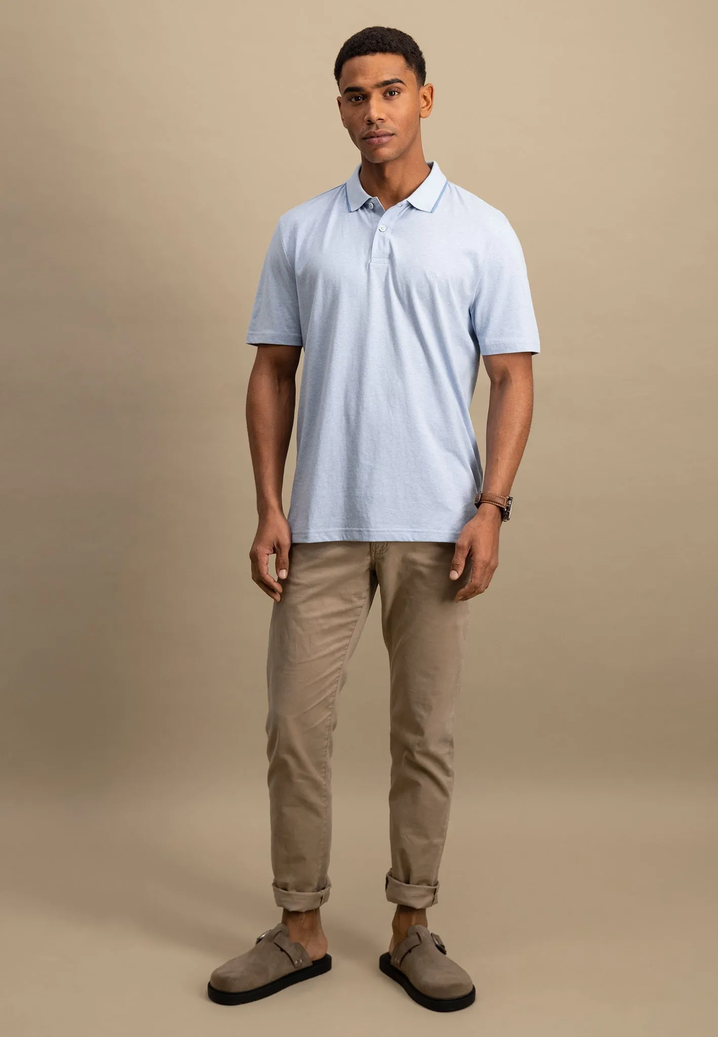 Poloshirt aus Baumwolle mit Logo Detail