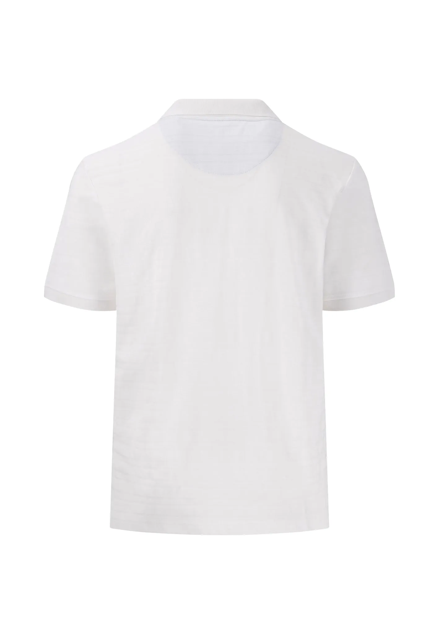 Poloshirt in Unifarben aus Baumwolle