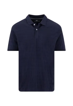 Poloshirt in Unifarben aus Baumwolle