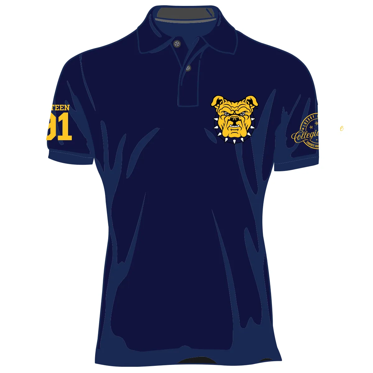 Pre Order ( Ship Feb 15) NC A&T SU | The Iconic AGGIES Polo Shirt