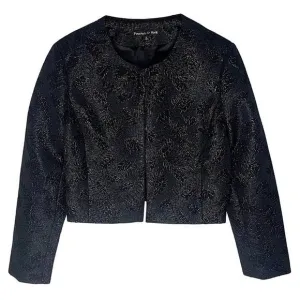 PRESTON &amp; YORK Black Embellished Evening Open Jacket
