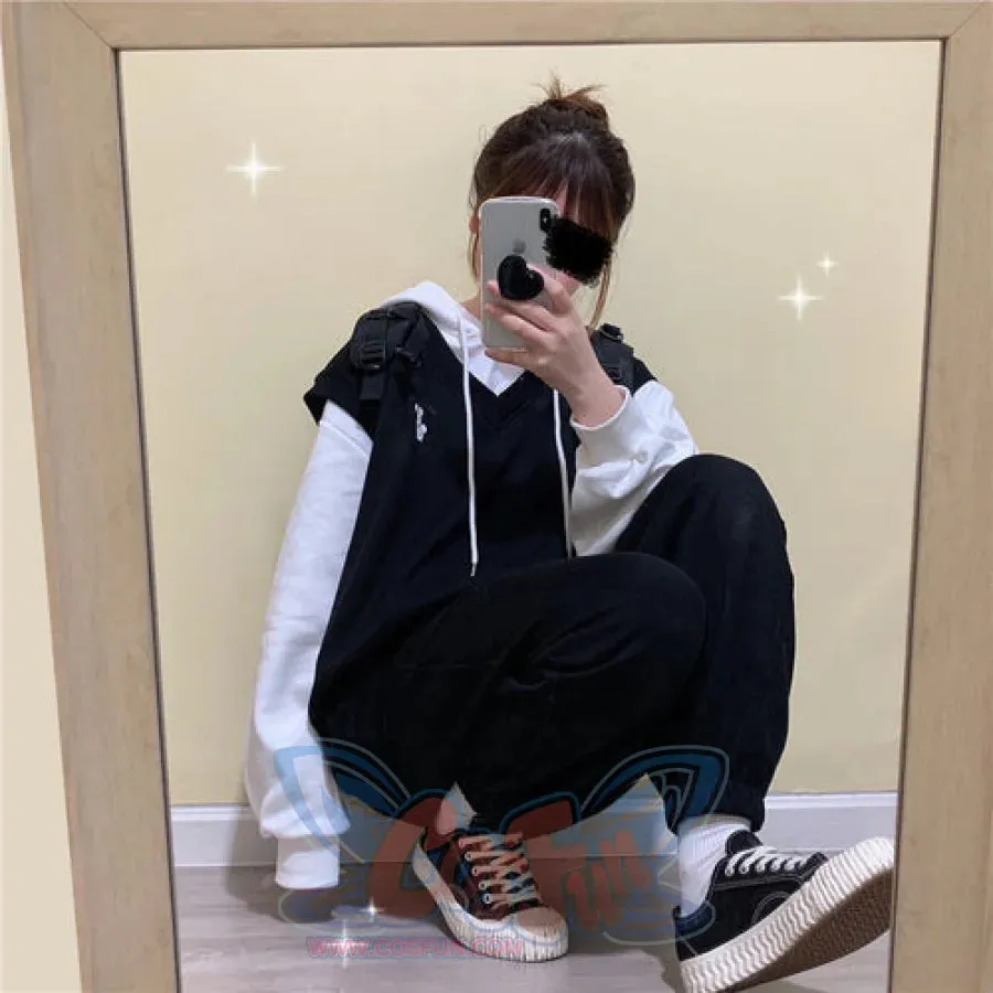 Print Coupe Wear Loose Vest