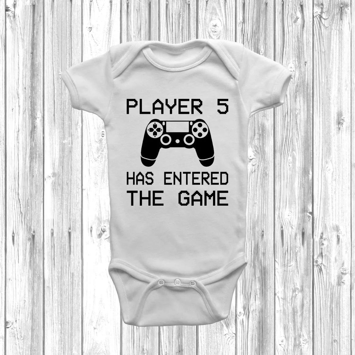 PS Player 5 Has Entered The Game Baby Grow