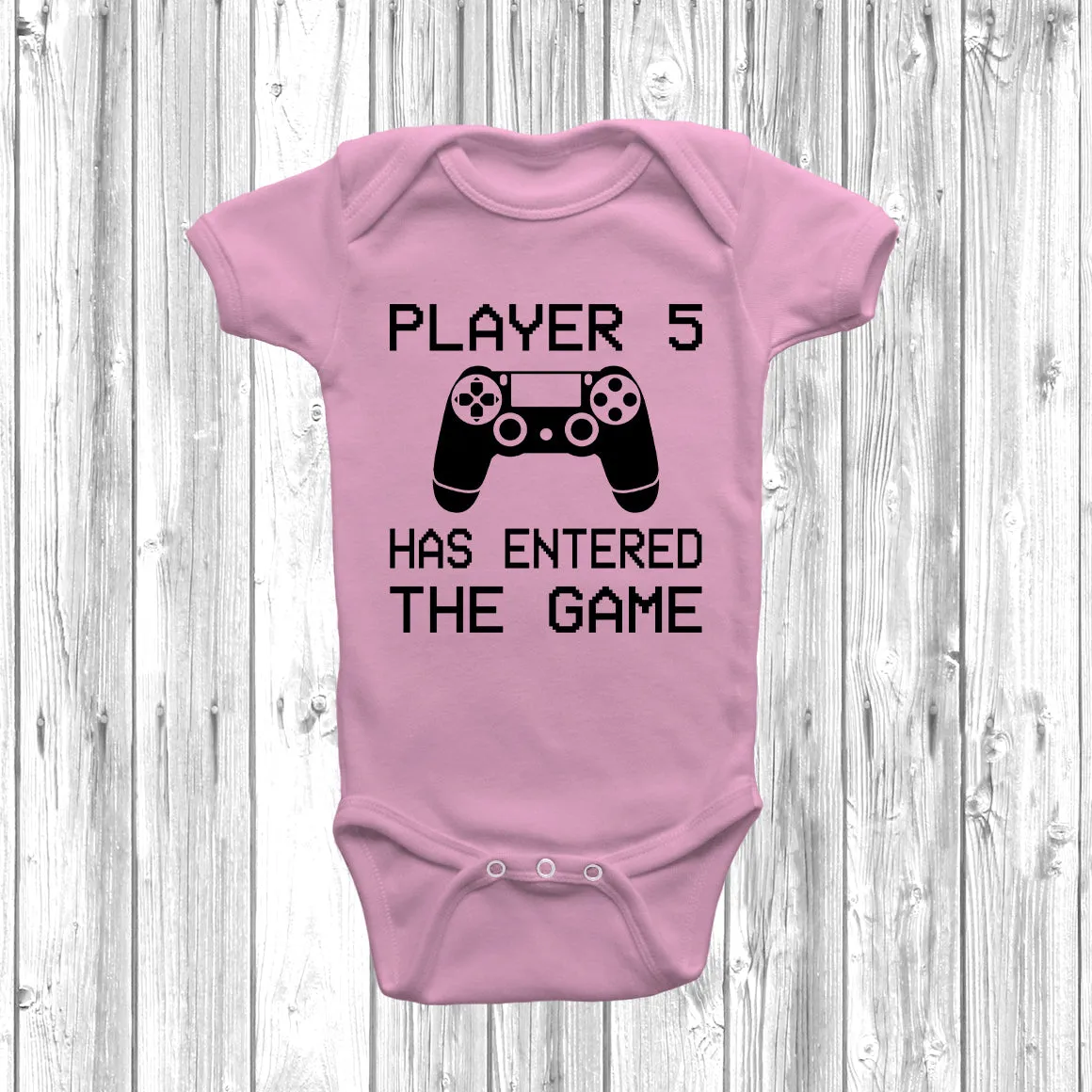 PS Player 5 Has Entered The Game Baby Grow