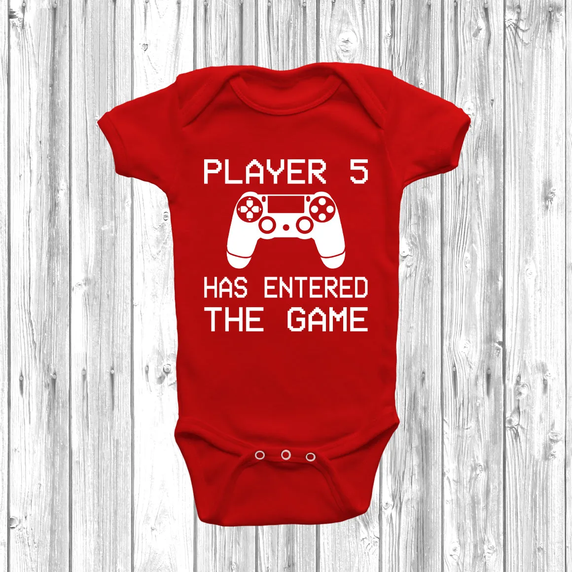 PS Player 5 Has Entered The Game Baby Grow