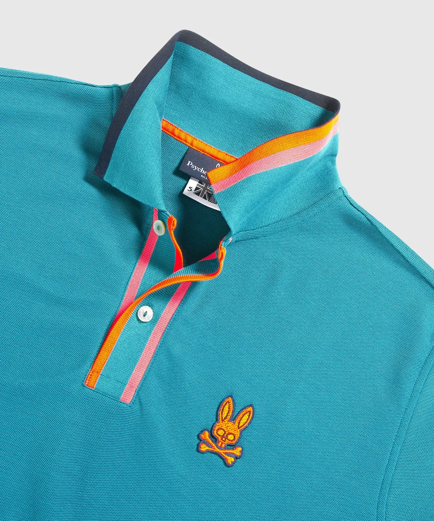 Psycho Bunny Corby Twill Polo - Harbor Blue