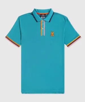 Psycho Bunny Corby Twill Polo - Harbor Blue