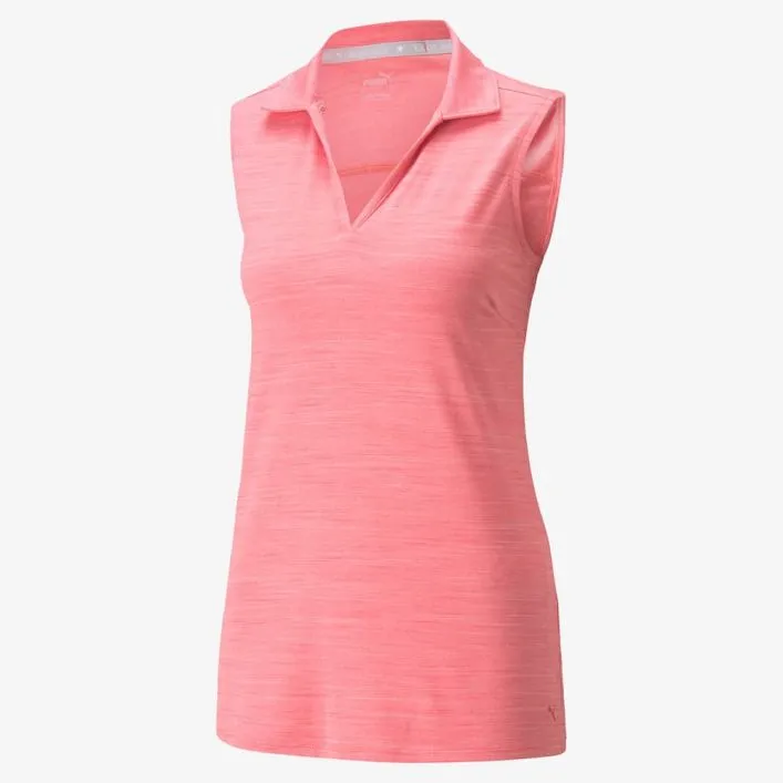 Puma Women's CLOUDSPUN Coast Sleeveless Golf Polo