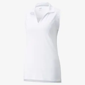 Puma Women's CLOUDSPUN Coast Sleeveless Golf Polo