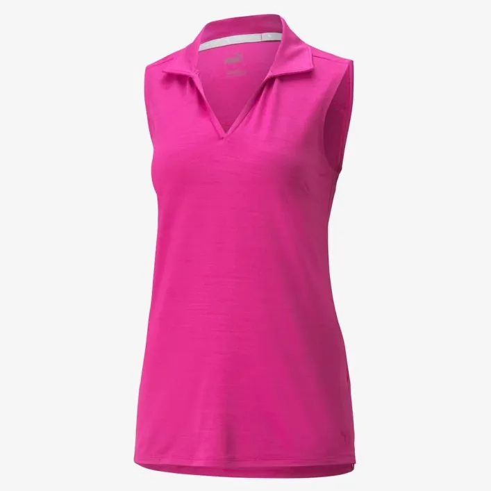Puma Women's CLOUDSPUN Coast Sleeveless Golf Polo